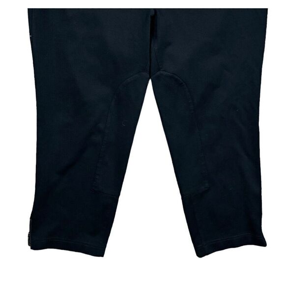 Eileen Fisher Capri Pants Size 1X Black Ankle Length Zipper Bottom Classic - Picture 5 of 11